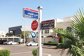 Supervision of the Al Ain Addressing and Way Finding System  